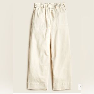 JCrew pants medium/tall cream wide leg